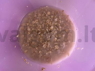 Greitai paruošiami avižiniai blynai su cinamonu Žingsnis 2