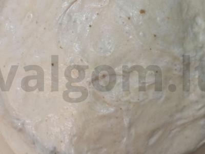 Ruginė duona „Fugass“ Žingsnis 1