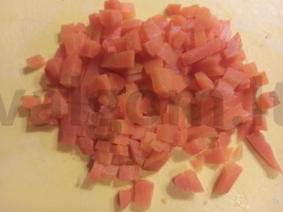 Klasikinis vinigretas su žirnių mikrožaliais Žingsnis 2