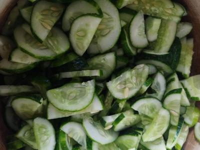 Agurkų kimči Žingsnis 1