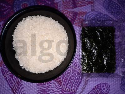 Namų onigiri su nori traškučiais Žingsnis 1