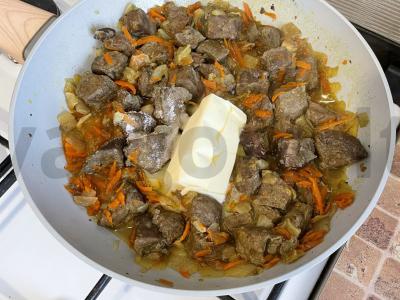 Kepenų paštetas su morkomis ir sviestu Žingsnis 7