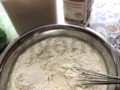 Blynai ant išrūginto pieno visai šeimai Žingsnis 4