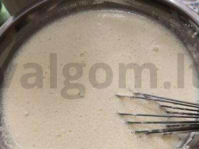 Blynai ant išrūginto pieno visai šeimai Žingsnis 5