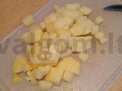 Sriuba su pupelėmis ir vištienos skrandžiais Žingsnis 3