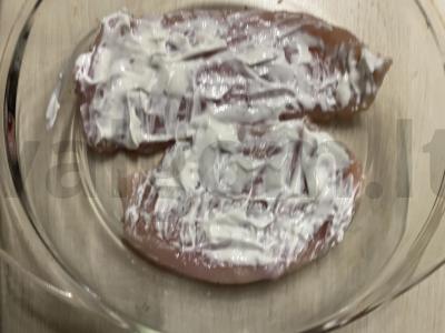 Vištienos filė su pomidorais ir sūriu Žingsnis 2