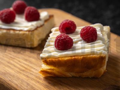 Skani brioche su sūriu ir avietėmis Žingsnis 3