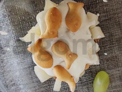 Desertas „Kremiškai-kavos melionas“ Žingsnis 6