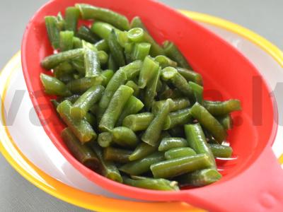 Bulvės, keptos orkaitėje su žaliąja pupelių Žingsnis 3