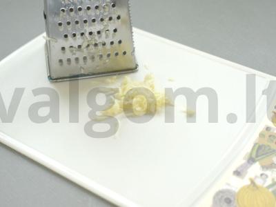 Bulvės, keptos orkaitėje su žaliąja pupelių Žingsnis 4