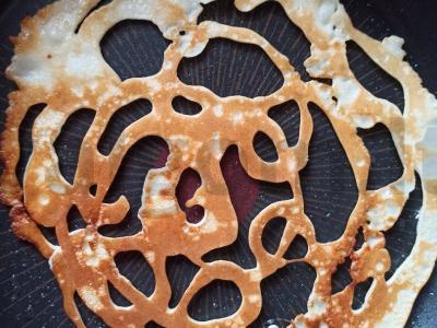 Ažūriniai blynai su įdaru Žingsnis 4