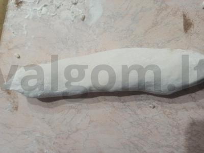 Sluoksniuotos tešlos sraigės su varške ir cinamonu Žingsnis 5