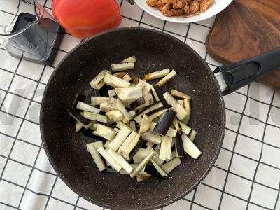 Funchosa su vištiena ir daržovėmis Žingsnis 3