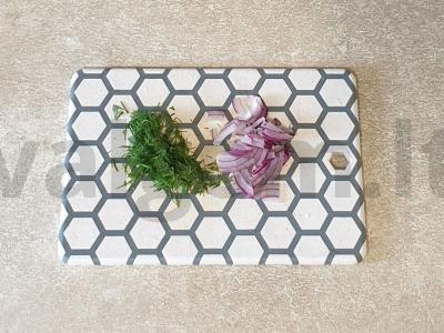 Salotas „Fantazija“ su saldžiu pipiru Žingsnis 5