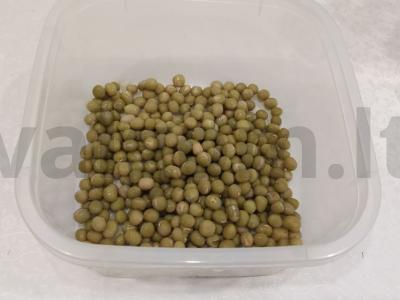 Žirnių salotos Žingsnis 1