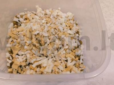 Žirnių salotos Žingsnis 2