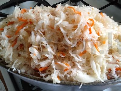 Kiauliena su raugintais kopūstais Žingsnis 4