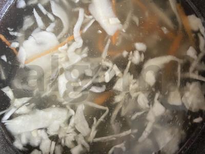 Vištienos sriuba su raugintais kopūstais ir grikiais Žingsnis 3