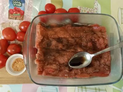 Kepta lašiša su daržovėmis Žingsnis 3