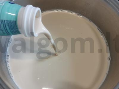 Rūgštus pienas iš virto pieno Žingsnis 4