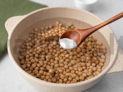 Namų humusas su daržovėmis Žingsnis 1