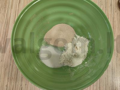 Pyragas „Smetaninkas“ su sūdytais žemės riešutais Žingsnis 1