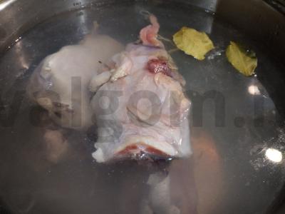 Skani antis su makaronais Žingsnis 1