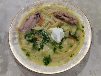 Skani antis su makaronais pagrindine nuotrauka