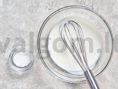 Sūrio blynai Žingsnis 1