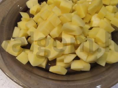 Grietininis sriuba su upėtakiu ir pomidorų tyrė Žingsnis 5