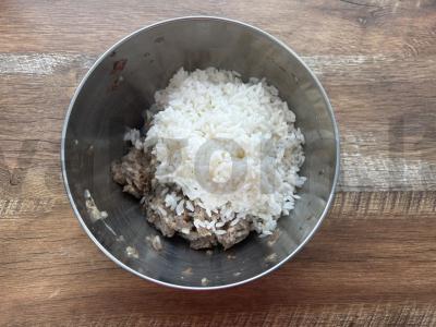 Mėsos ežiukai grietinės-tomato padaže Žingsnis 4