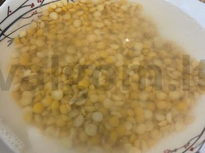 Žirnių sriuba su rūkytomis šonkauliais Žingsnis 1