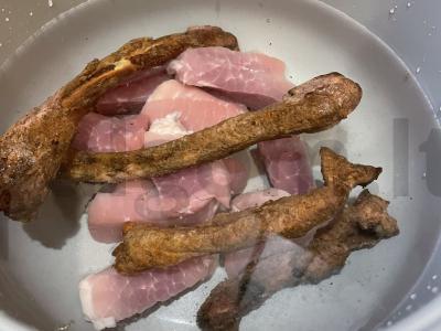 Žirnių sriuba su rūkytomis šonkauliais Žingsnis 3