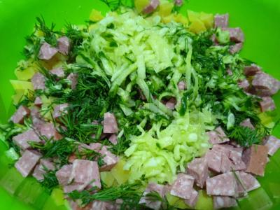 Okroška su rūkytomis dešromis ant duonos kvašo Žingsnis 5