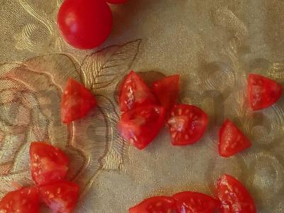 Salotas su kukurūzais, kiaušiniu ir sūriu Žingsnis 3