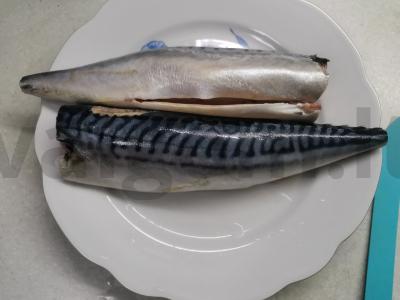 Skumbrė, kepta folijoje Žingsnis 1