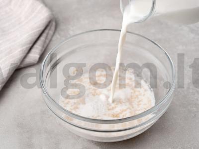 Morkų kūčiukai su baltymų glajumi Žingsnis 2