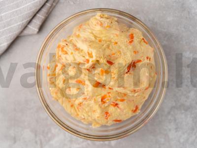 Morkų kūčiukai su baltymų glajumi Žingsnis 3