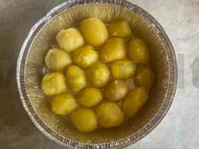 Bulvės „Bom“ su šonine ir sūriu Žingsnis 4