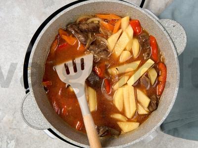 Uzbekų sriuba „Mastava“ Žingsnis 6