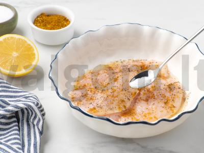 Vištienos krūtinėlė su moliūgu Žingsnis 2