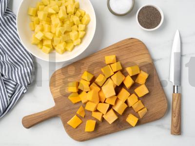 Vištienos krūtinėlė su moliūgu Žingsnis 3