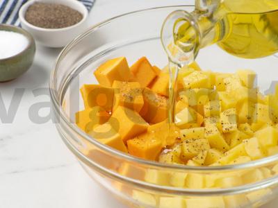 Vištienos krūtinėlė su moliūgu Žingsnis 4