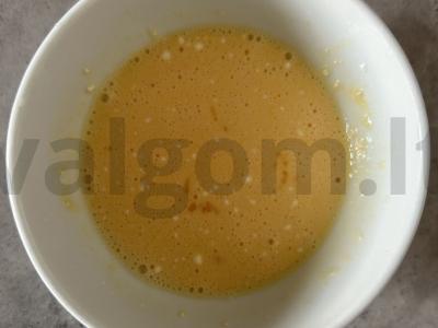 Pieninis kremas su krakmolu Žingsnis 1