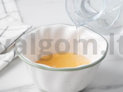 Vanilinis kremas Žingsnis 4