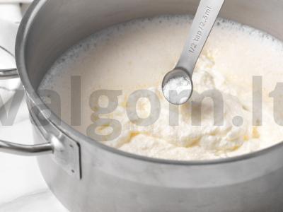 Vanilinis kremas Žingsnis 5