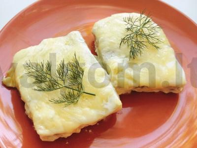 Švelnus menkė orkaitėje pagrindine nuotrauka