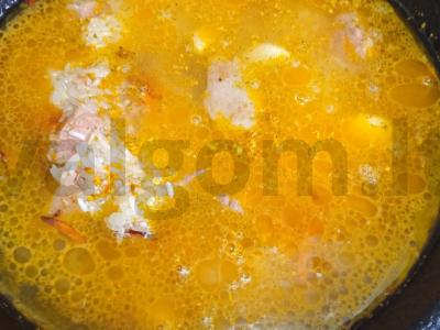 Jasmine ryžių plovas su kiauliena ir česnaku Žingsnis 7