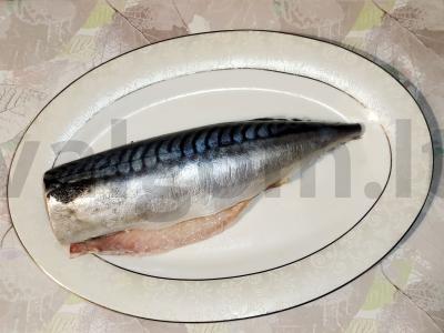 Aštrioji skumbrė, kepta orkaitėje Žingsnis 1