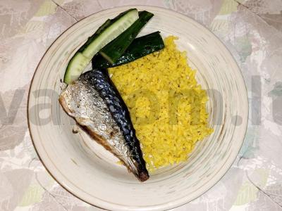 Aštrioji skumbrė, kepta orkaitėje pagrindine nuotrauka